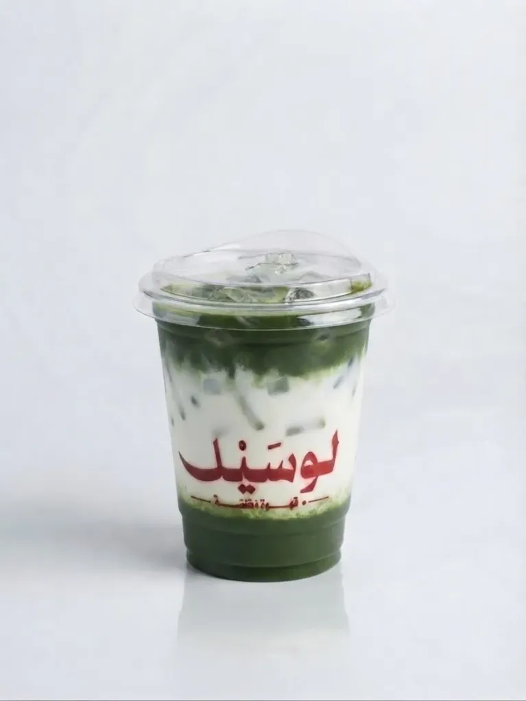 [LUS-MAT-007] Iced Matcha Spanish Latte (L)