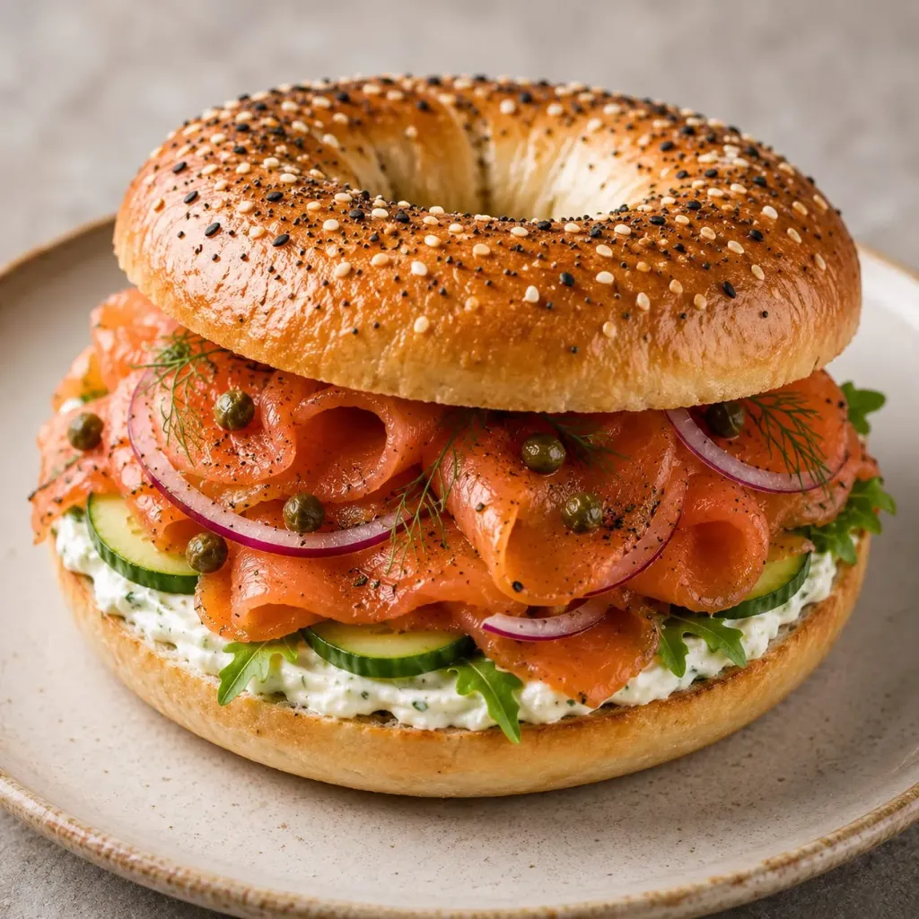 [LUS-PAS-019] Salmon Bagel